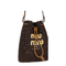 Mini Raffia Bag - Brown