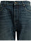 Miu Miu Straight-leg jeans with reverse logo - Blue