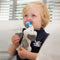 Zazu Dexy the Dog, Soft Toy with Pacifier Holder