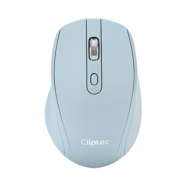 Cliptec RZS878 Xilent-Metal - 2.4GHZ 1600 DPI Silent Wireless Mouse (AA Battery)