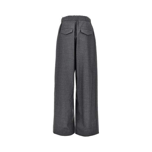 JIL SANDER Pinstriped wool pants