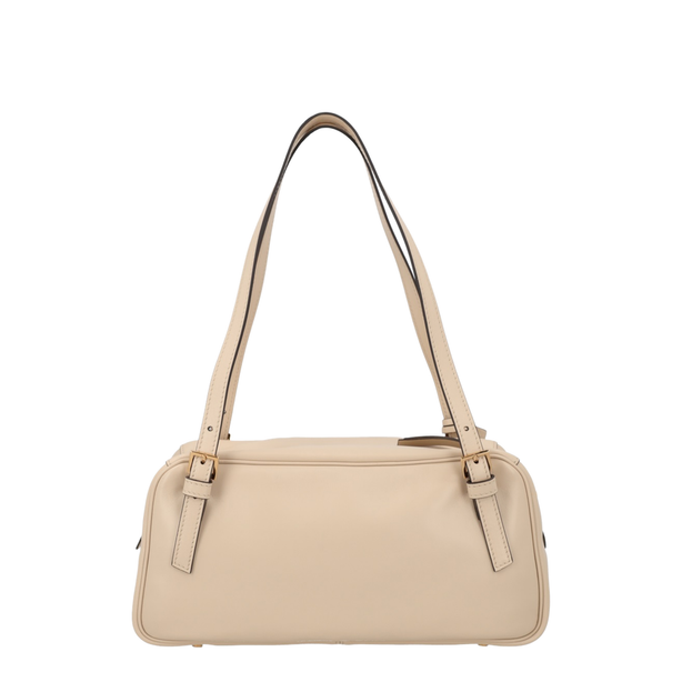 La Medusa Small Calfskin Shoulder Bag - Beige