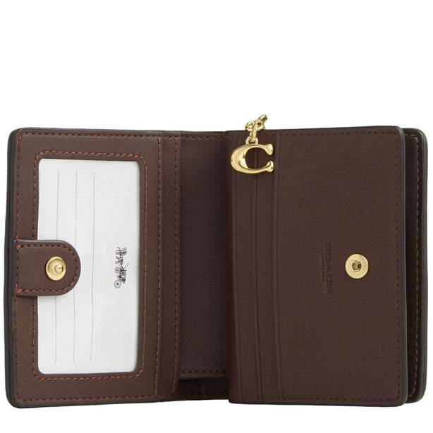 Coach Snap Wallet In Signature Chenille - Truffle CCQ32