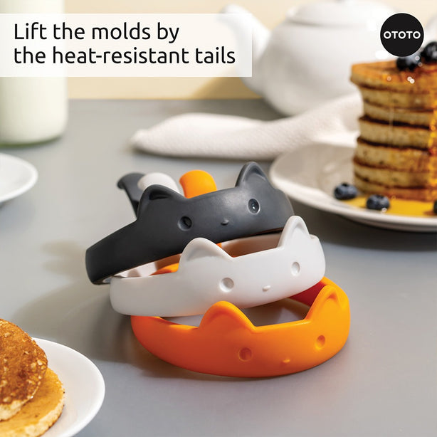 OTOTO PanCats - Egg Rings (Set of 3)