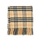 BURBERRY Check wool and cashmere cape