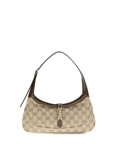 Gucci Medium Jackie Slim Shoulder Bag - Vintag.Sand/Dk Brown