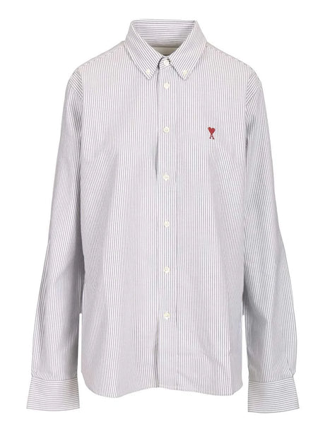 Ami Striped Shirt - Sky Blue