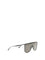 AlaïA Mask Sunglasses - Black-Black-Grey