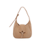 Trend Mini Suede Leather Hobo Bag - Beige