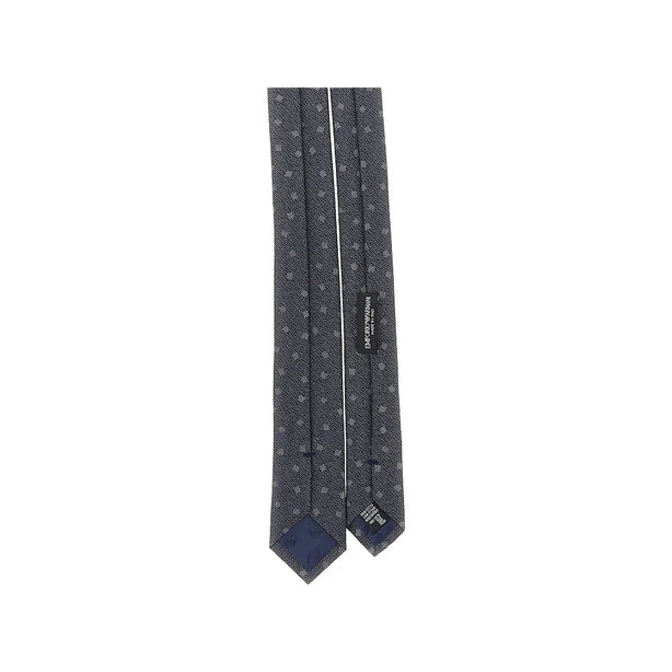 EMPORIO ARMANI Jacquard silk necktie