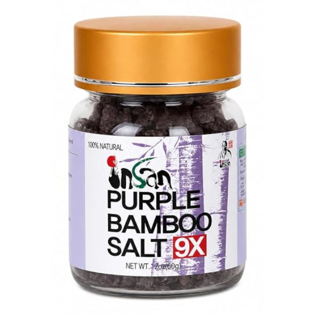 [INSAN] 9-Times Roasted Purple Bamboo Salt Crystalline Granules (60g) [International Shipping]