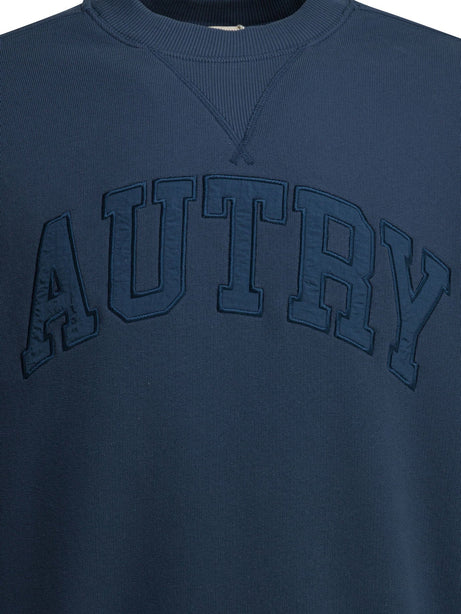 Autry Crewneck sweatshirt with logo - Blue