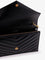 Saint Laurent Cassandre Envelope Clutch Crossbody  Bag with Chain - Nero