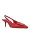 Slingback Shoes 37 Rosso