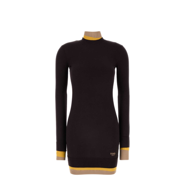 Dark Purple Wool Dress