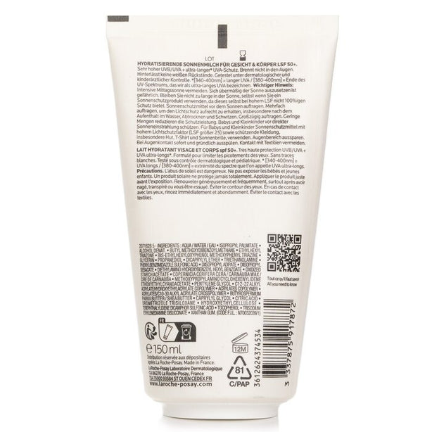 Anthelios Uvmune 400 Moisturizing Milk Spf 50 (for Face And Body) - 150ml