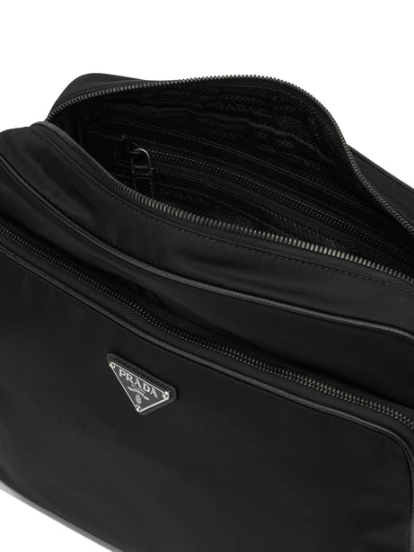 Prada Re-Nylon Medium Shoulder Bag - Black