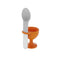 EggCup + Spoon - Orange