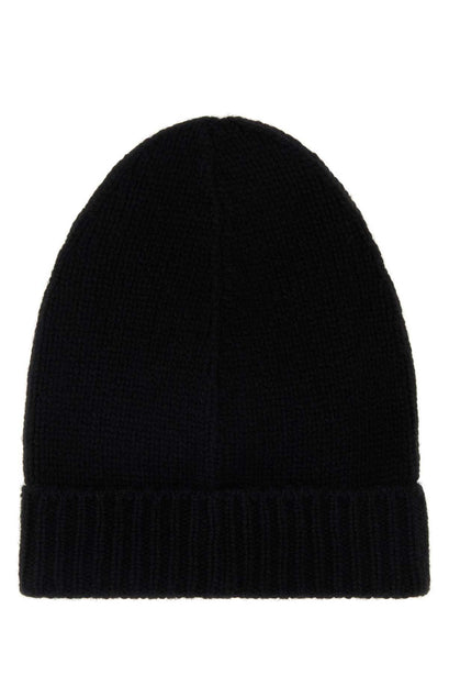 Black Cashmere Blend Pavir Beanie