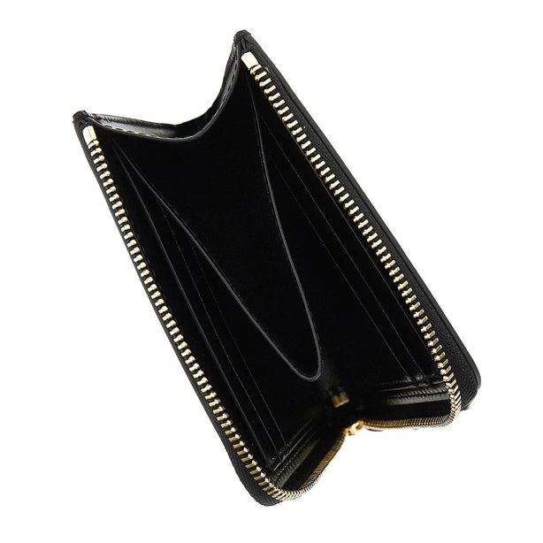 JIL SANDER Tangle' leather zippered cardholder