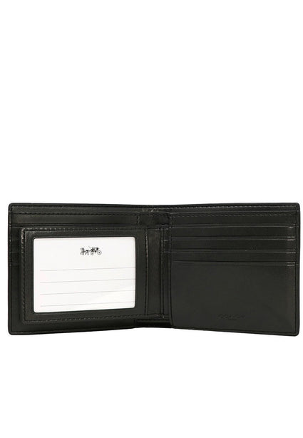 Coach Mens Boxed 3-In-1 Wallet Gift Set In Signature Canvas - Walnut/Black
