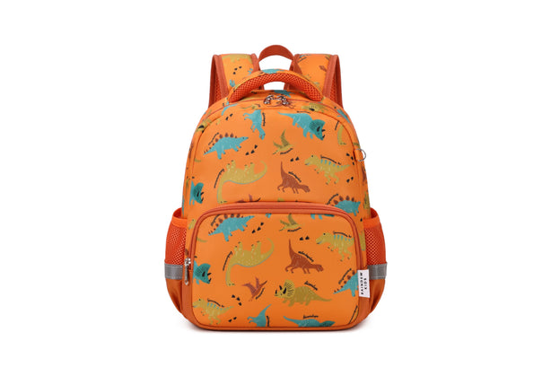 Raindew Kids Dinosaurs Toddler School Backpack  Comfortable sponge handle, ouble YKK zipper,  side pockets, water-repellent fabric