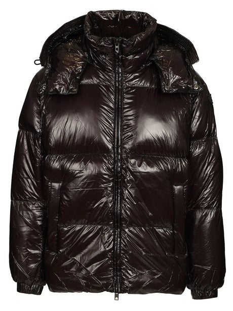 Diesel Quilted Taslan Down Jacket With Viraloff® Treatment - Black