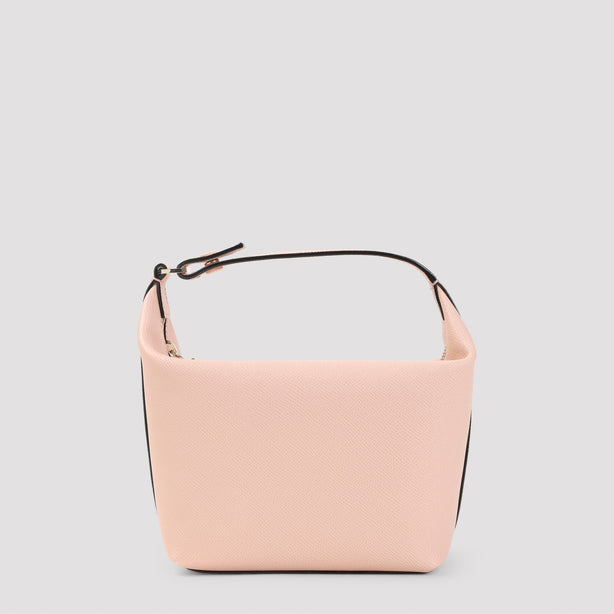 Lilac Leather Luxury Mochi Top Handle Mini Bag