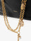 Chloe' Chloé Icons leather crossbody bag with front logo - Black