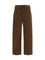 Lemaire Heavy dyed twill Belted Pants - Ristretto
