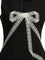 Self-Portrait Short sheath dress with bow - Black