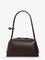 Alaia Bouledogue leather shoulder bag - Brun Fume