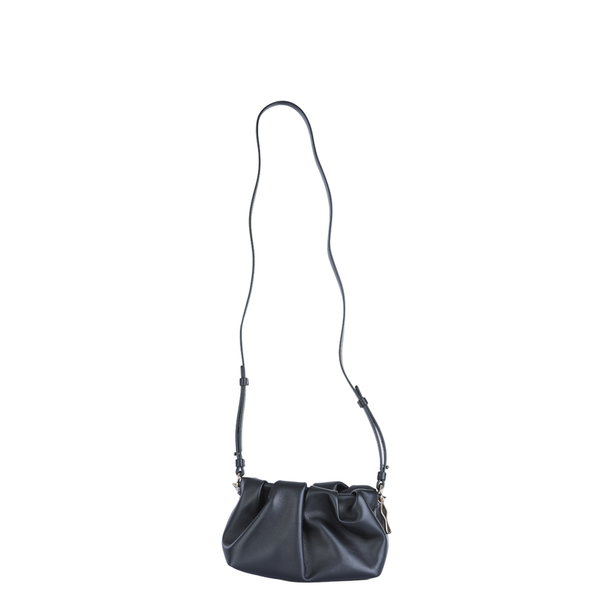 Mini Lamb Nappa Crossbody - Black