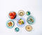 PYREX 8pc Colourful Glass Dinnerware Set