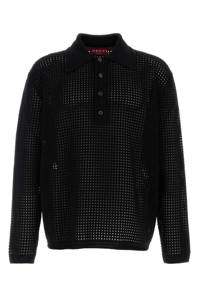 Long Sleeve Cotton Polo