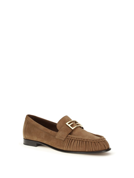 Fendi Suede Loafers - Sellier