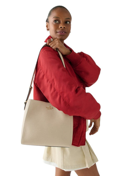 Kate Spade Juliette Medium Bucket Bag - Light Sand