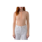 Bleached Orange Ribbed Top