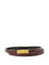 Saint Laurent Cassandre Double Wrap Leather Bracelet
