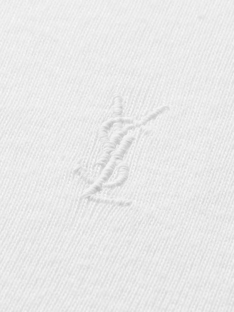 Saint Laurent Cassandre certified cotton t-shirt - Blanc