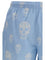 Light Blue Polyamide Bermuda Shorts