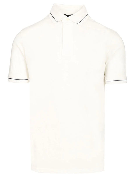 Emporio Armani Short Sleeve Polo Shirt - White
