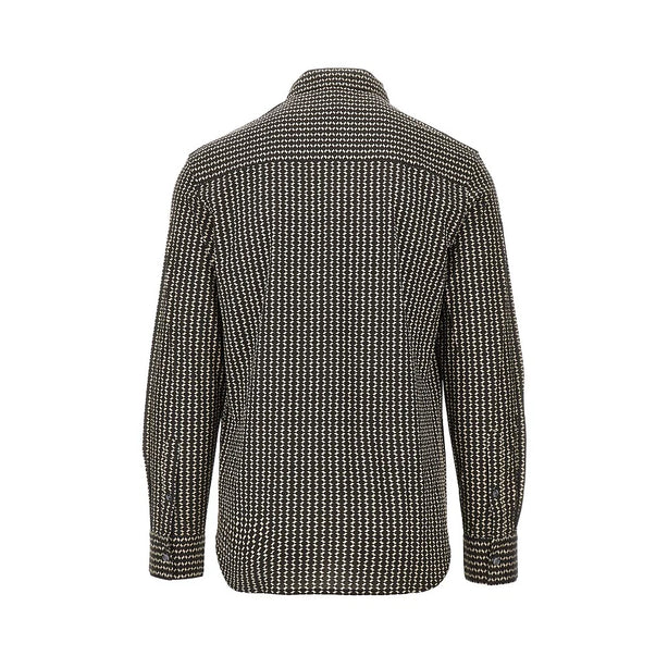 EMPORIO ARMANI Printed lyocell-blend shirt