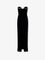 Self Portrait Velvet long dress - Black