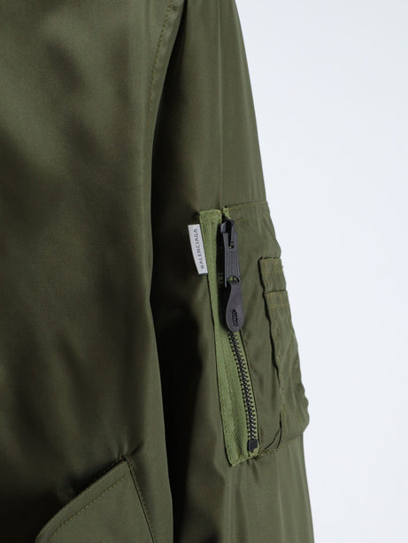 Balenciaga Nylon bomber with orange lining - Khaki