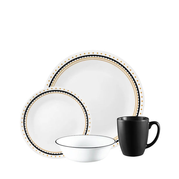 CORELLE 16pc Dinnerware Set – Adorable Dots
