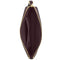 Coach Corner Zip Wristlet In Signature Canvas - Black Currant CEY93