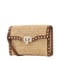 Rockstud Small Raffia Crossbody - Natural