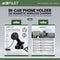 Acefast E52 QI2 25W Magnetic Wireless Charging Car Holder For Dashboard - Black