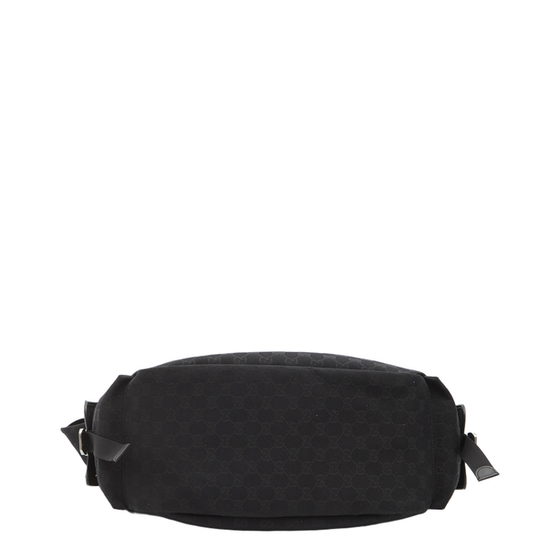 GG Canvas Large Crossbody Bag - Black
